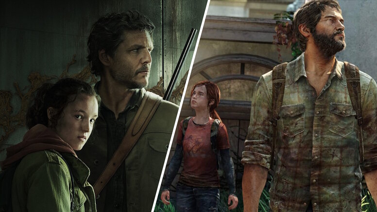 Stills from the series and game 'The Last of Us'