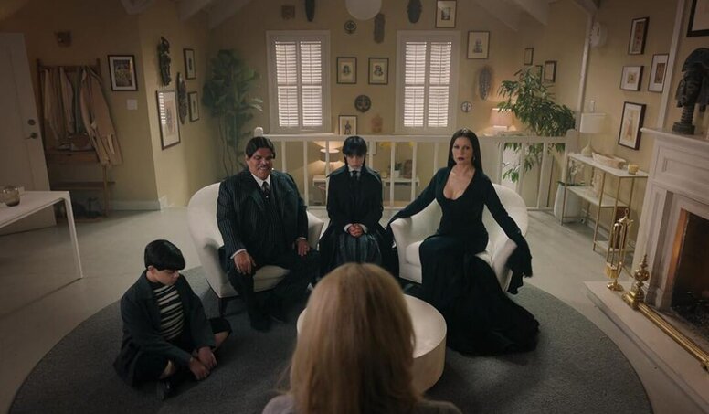 Still from the series 'Wednesday'
