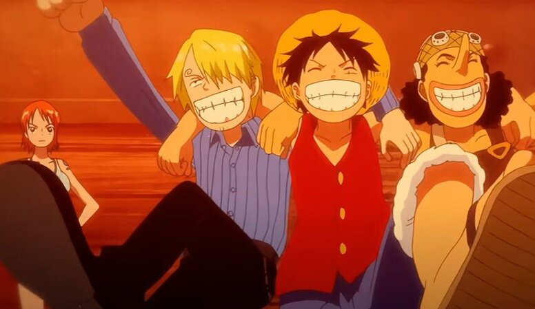 Still from the animated series 'One Piece' (1999)