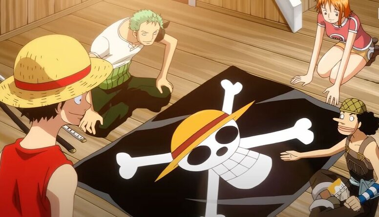 Still from the animated series 'One Piece' (1999)