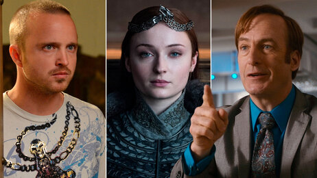 Кадры из сериалов «Во все тяжкие», «Игра престолов»,«Лучше звоните Солу»