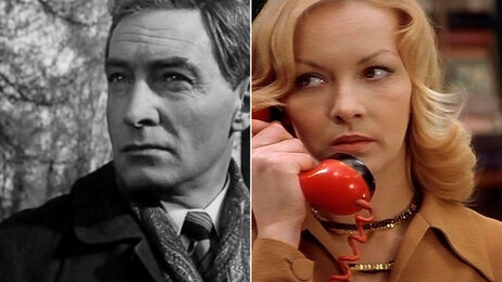 Кадры из фильмов «Семнадцать мгновений весны» (1973), «Ирония судьбы, или С легким паром!» (1975)