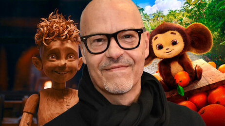 Федор Бондарчук, кадр из фильма «Буратино», «Чебурашка»