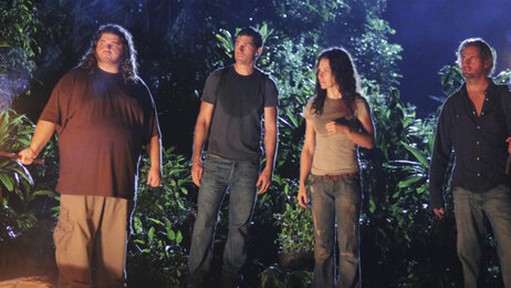 Matthew Fox, Jorge Garcia, Josh Holloway, and Evangeline Lilly