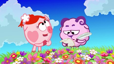 Кадр из мультсериала «Смешарики»