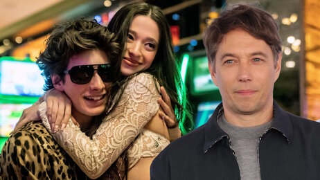 Sean Baker Teases New Film Project After Oscar Win for 'Anora' — Fall Shoot Possible Global Look Press — Sean Baker and still from the movie 'Anora' (2024)
