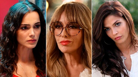 Кадры из сериалов «Если сильно полюбишь», «Между миром и мной», «Запретная любовь»