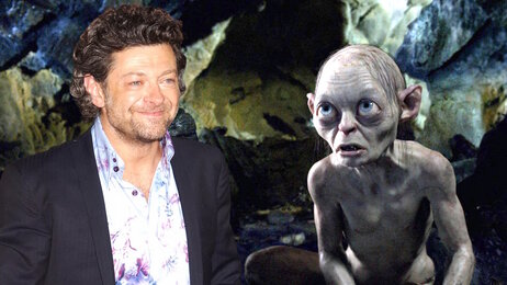 Global Look Press — Andy Serkis and still from the movie 'The Hobbit: An Unexpected Journey' (2012)