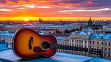 Дудук и гитара над Петербургом. Концерт на крыше