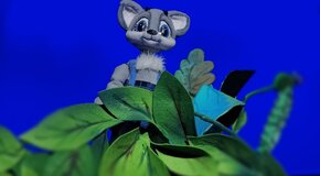 Как котенок научился мяукать