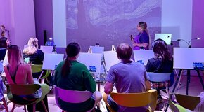 Мастер-класс по живописи «Подсолнухи» + Мультимедийная выставка «Ван Гог // Ожившие полотна»