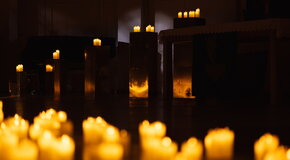 Магия свечей. Орган при свечах. Рождественское барокко