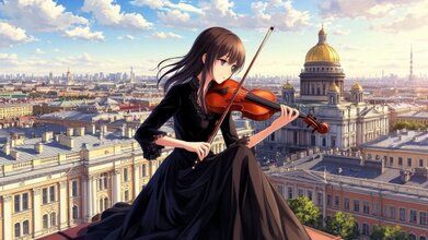 Музыка из японского аниме и Disney. Концерт на крыше