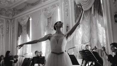 Pas de deux. Балет при свечах