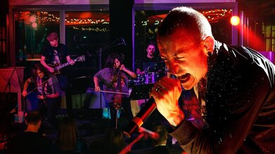 Мощный симфонический трибьют Linkin Park на панорамной крыше