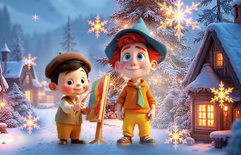 Новогодние приключения Незнайки и его друзей