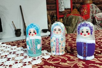 Мастер-класс «Роспись новогодней матрёшки с чаепитием»