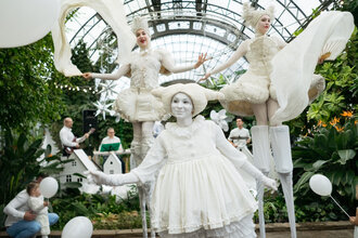 Белый праздник в Оранжерее. Новогодняя музыкальная программа для детей