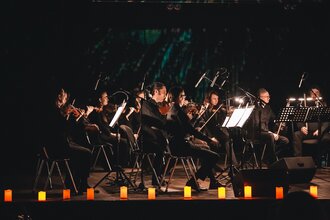 Вивальди. Времена года. Оркестр с роялем при свечах