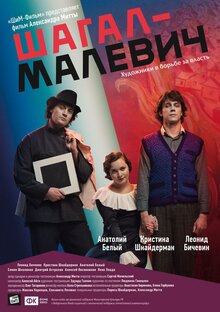 Poster of Chagall-Malevich