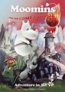Poster of Moomins and the Comet Chase