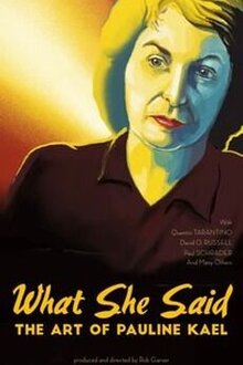 Poster of What She Said: The Art of Pauline Kael