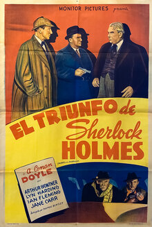 Poster of The Triumph of Sherlock Holmes