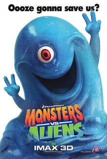 Poster of Monsters vs. Aliens
