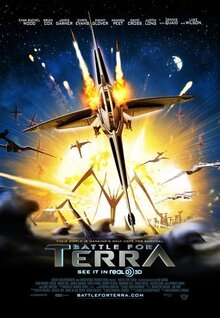 Постер мультфильма Битва за планету Терра 3D