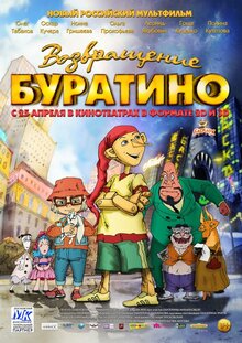 Poster of Vozvrashchenie Buratino