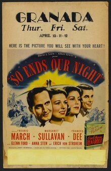 Poster of So Ends Our Night