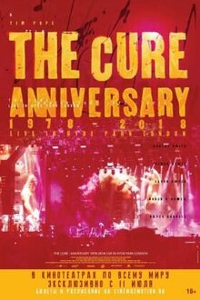 Poster of The Cure – Anniversary 1978-2018 Live in Hyde Park London