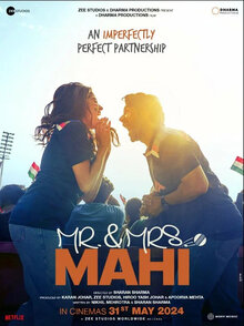 Poster of Mr. & Mrs. Mahi