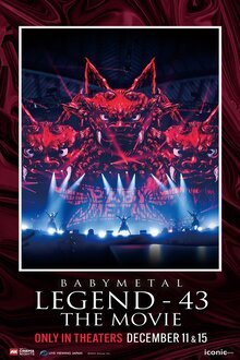 Poster of Babymetal: Legend 43 - The Movie