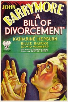 Poster of A Bill of Divorcement