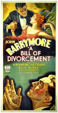 Poster of A Bill of Divorcement
