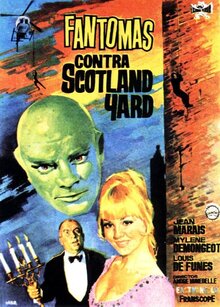 Poster of Fantômas contre Scotland Yard