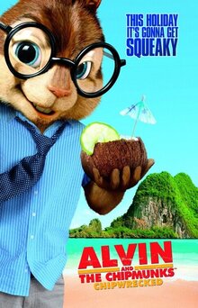 Poster of Alvin and the Chipmunks: Chipwrecked