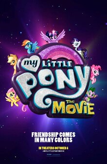 Постер мультфильма My Little Pony в кино