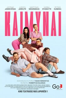 Постер фильма Kaimynai