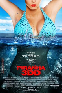 Постер фильма Пираньи 3DD