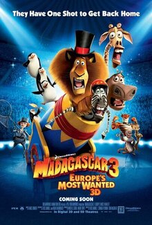Poster of Madagascar 3: Europe's Most Wanted
