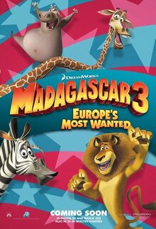Poster of Madagascar 3: Europe's Most Wanted
