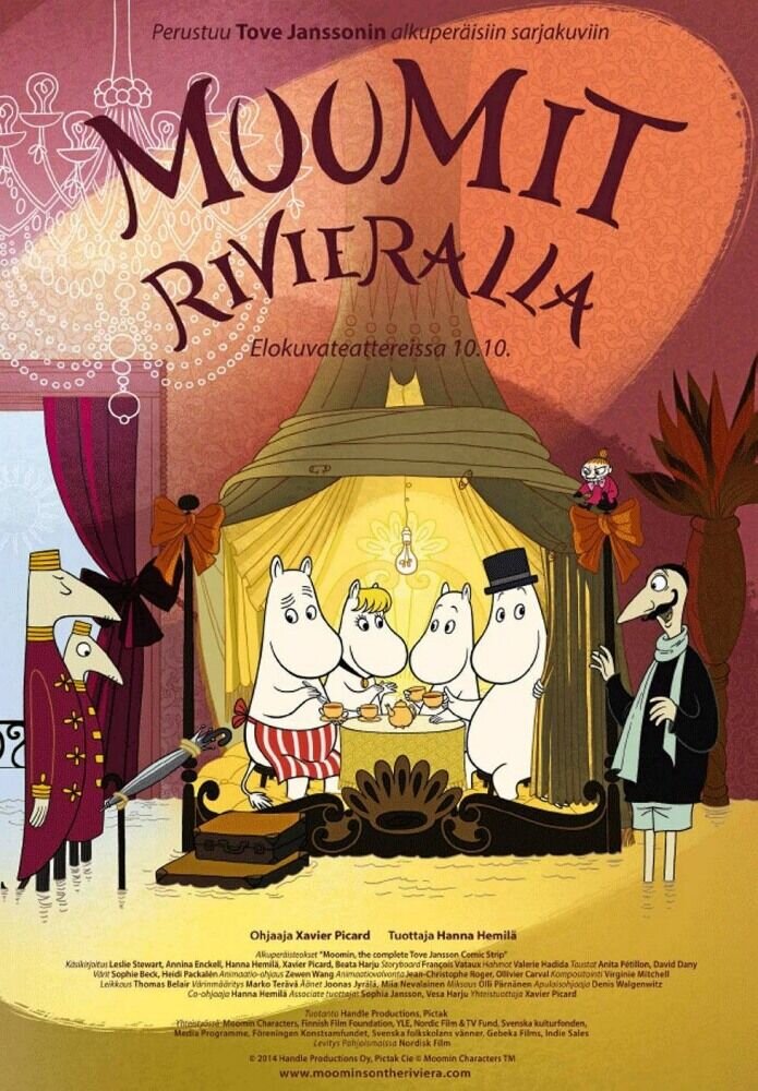 Muumit Rivieralla (2014) - poster 2