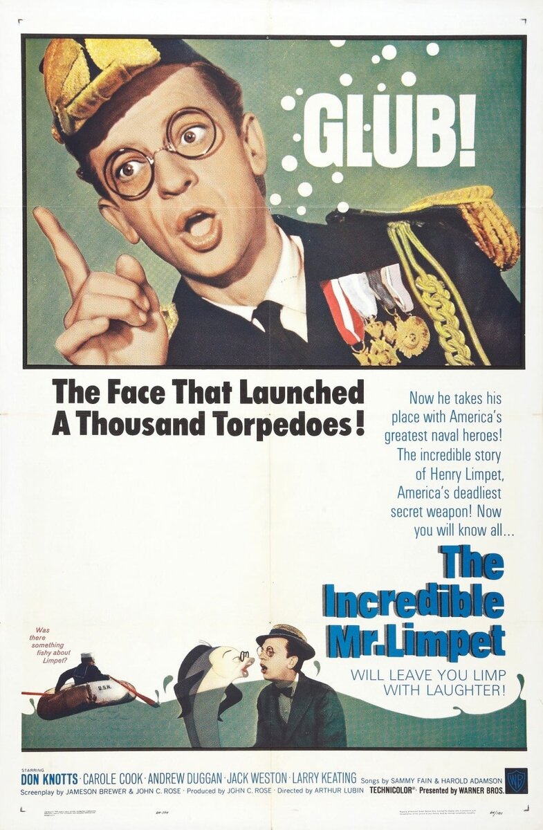 The Incredible Mr. Limpet (1964) - poster 1