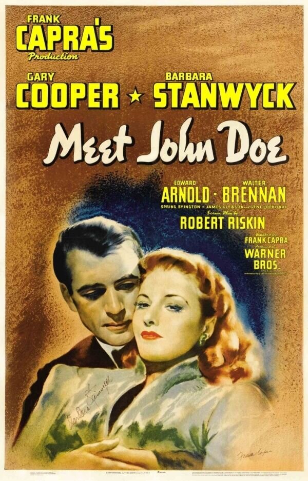 Meet John Doe (1940) - poster 2