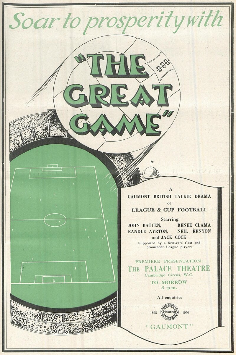 The Great Game (1930) - poster 1