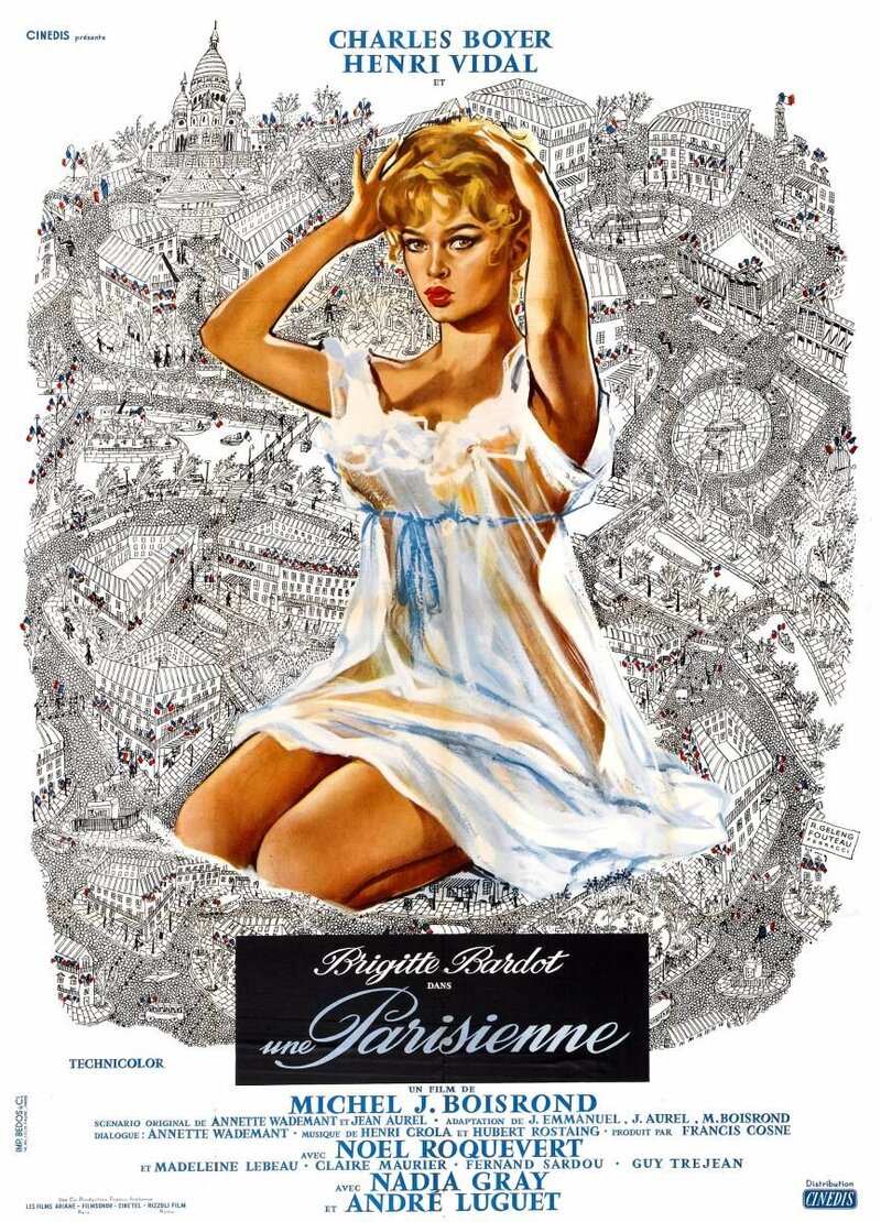 La Parisienne (1957) - poster 2