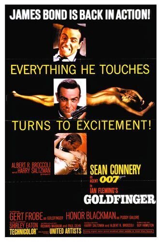 Goldfinger (1964) - poster 2