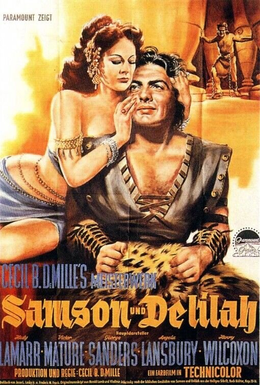 Самсон и Далила (1949) - постер 4